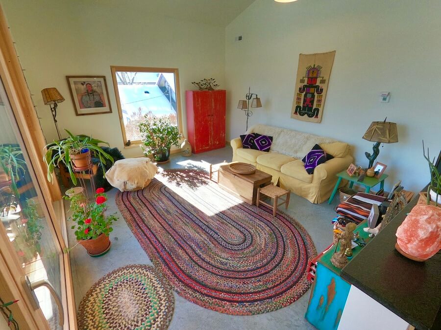 living room interior | bozeman montana vacation rental management